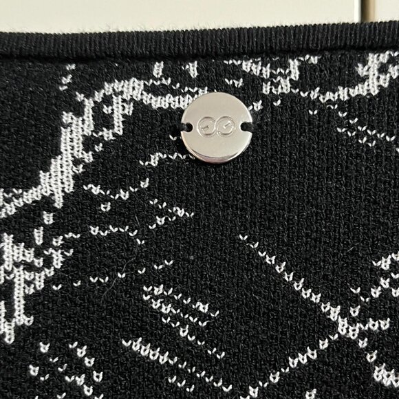 Escada Sport Open Front Cardigan Womens Size S Black Button Snap Sweater - Picture 4 of 16